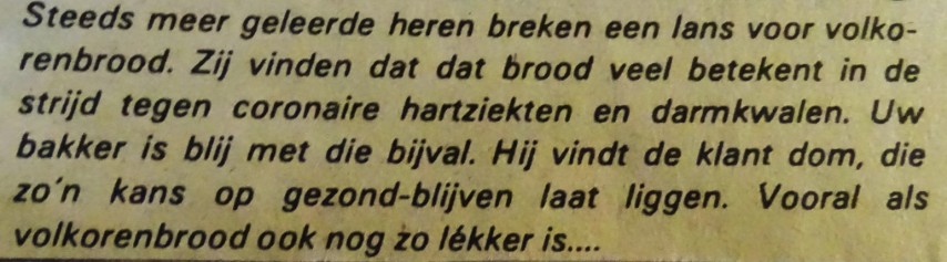 Volkoren is gezond volkoren